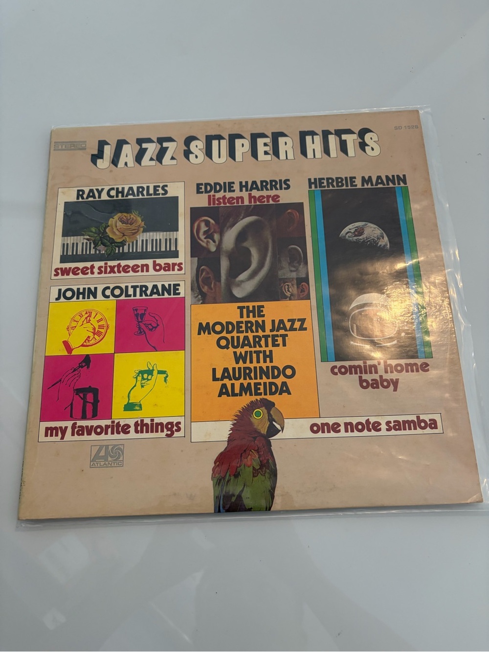 Vintage 60’s Jazz Super Hits Vinyl Album John Coltrane Ray Charles herbie Mann